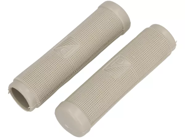 Handtag -PREMIUM Ø=24mm, l=125mm, Piaggio 4-corner- Vespa VL1T, VL2T, VL3T (Struzzo), Touren 2(D), T/2 (VD1T), GS150 (VS1T) - pebble grey (RAL 7032) - passar även till V50, PV125, ET3, Sprint, Rally, VBB etc.