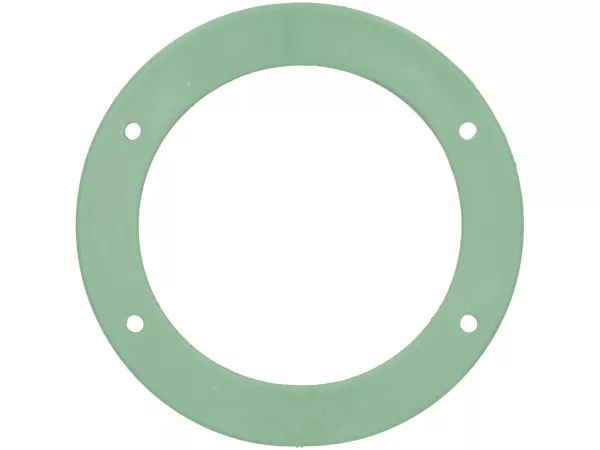 Hoornafdichting -PREMIUM- Vespa Acma 125 V15-33/ VM VN VU VNA VNB vier gaten, 52/72 mm, groen RAL 6021