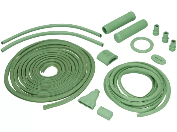 Reservdelssats -PREMIUM- Vespa 1951-1958 Wideframe ACMA 125/150 GL- ljusgrön (RAL6021) - 14 delar