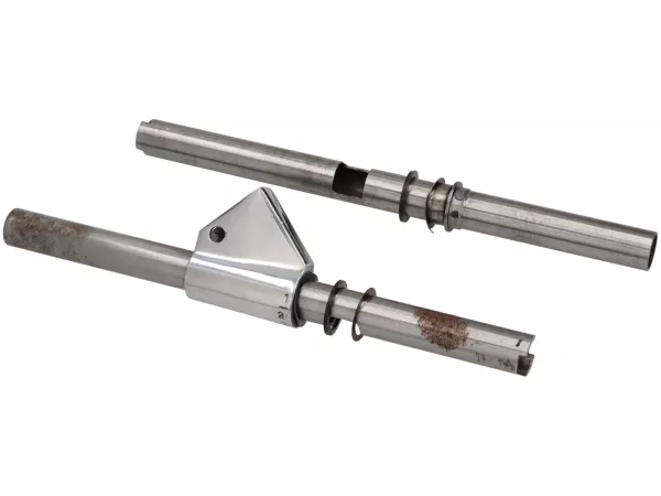 Gear tube / throttle tube set -PREMIUM- Vespa VNB3-6T, VB1T, VBA, VBB1T, VBB2T, GS150 (VS1T, VS2T, VS3T, VS4T, VS5T), GS160 / GS4 (VSB1T), GL150 (VGL1T, VGLA1T, VGLB1T) - l=302mm Ø=22mm, length in handlebar: 190mm, grip length: 112mm
