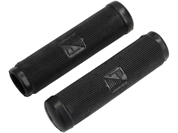 Griffe mit Piaggo Logo Vespa V30 V33 U VN VM VL VB1,  Innendurchmesser 25mm, Länge 130 mm, schwarz