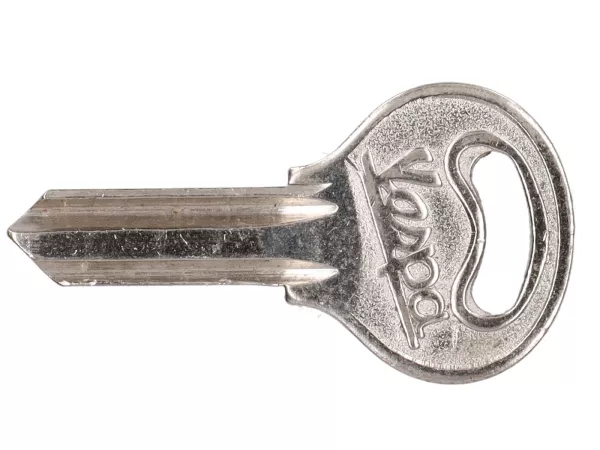 Blanco sleutel voor stuurslot Vespa 125 V1 FB- Struzzo VB1T -1958, ACMA/150 VB/VL/VGL/GS /Hoffmann