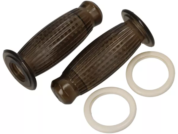 Manopole a bolla, nere per Vespa Smallframe e Largeframe