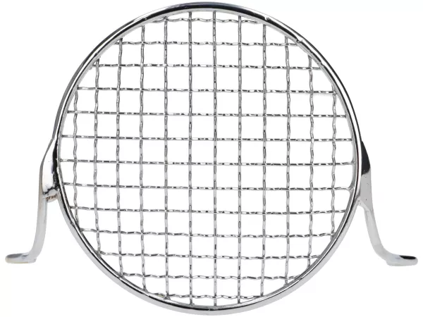 Lamp grille -PREMIUM- Vespa Largeframe PX80, PX125, PX150, PX200, Motovespa PX Iris, DN - Chrome