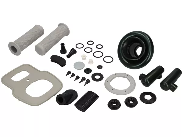 Rubber kit -PREMIUM- for Vespa 50 N/​L/​R/​S, V90,  PV​125 1° Serie (VMA1) - grey