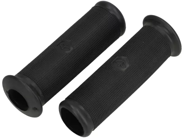Puños -PREMIUM para intermitentes de manillar Ø=24mm l=120mm, Piaggio 6 esquinas (1968-)- Vespa Rally200 (VSE1T), Sprint150 (VLB1T), 50SR/Sprinter (V5SS2T), 90 Racer (V9SS2T) PV125 (VMA2T), ET3 (VMB1T) - Negro