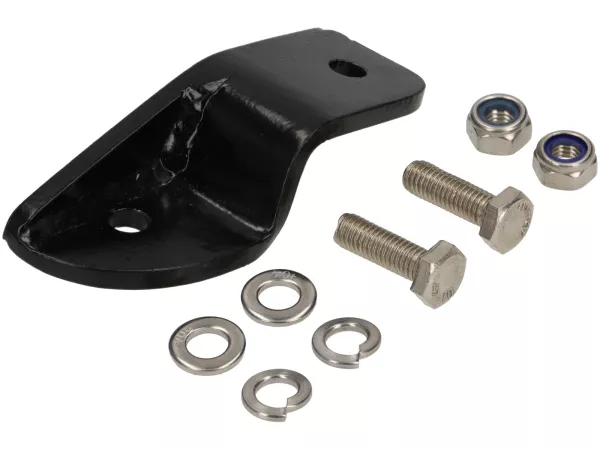 Adaptador amortiguador trasero -PREMIUM- Vespa Smallframe V50, PV125, ET3 - para reubicar el amortiguador cuando se utilizan sistemas de escape de resonancia