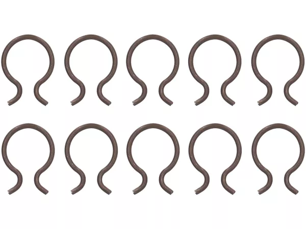 Fusible de zapata de freno - Omega (10 piezas) -RMS- Vespa V50, PX, PK, T5, V90, SS50, SS90, PV125, ET3, VNA, VNB, VBA, VBB, Super, GL150 (VLA1T), GT125 (VNL2T), GTR125 (VNL2T), TS125 (VNL3T), Sprint150 (VLB1T), Rally180 (VSD1T), Rally200 (VSE1T), GS150 /