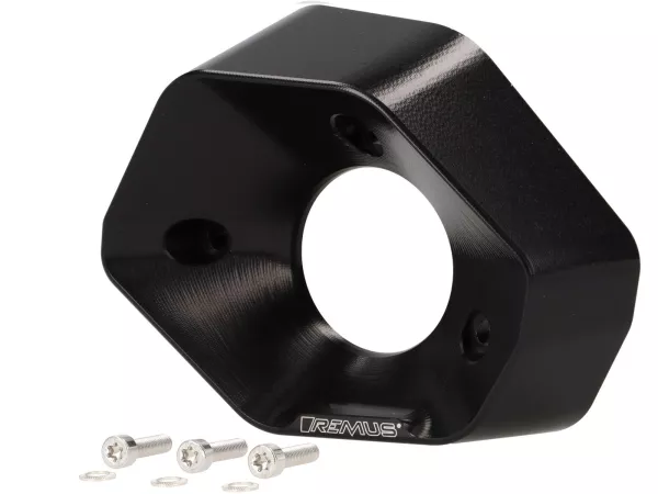 Silencer end cap -REMUS RS 2.0 - Vespa GTS 300 HPE - black