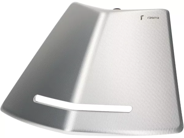 Badge horn cover / emblem -RIZOMA- aluminium CNC - silver - Vespa GTS 125-300 2023-