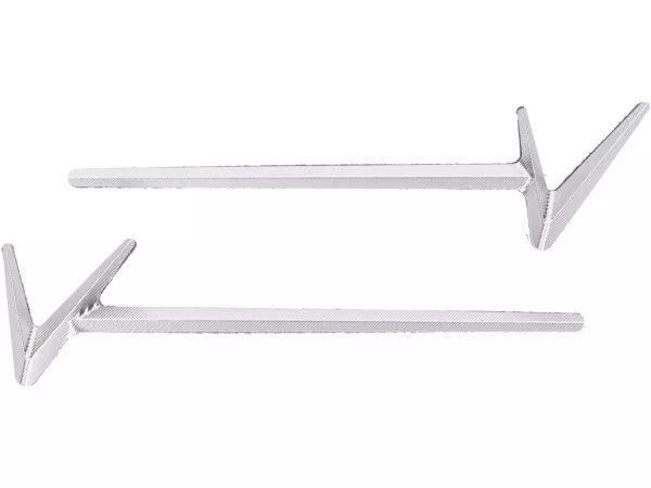 Coperchio laterale -RIZOMA- alluminio CNC - argento - Vespa GTS 125-300 2023- (coppia)
