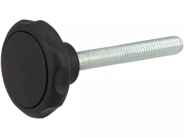 M8 räfflad skruv för motormonteringsstativ -OEM KVALITET- stål med plasthuvud