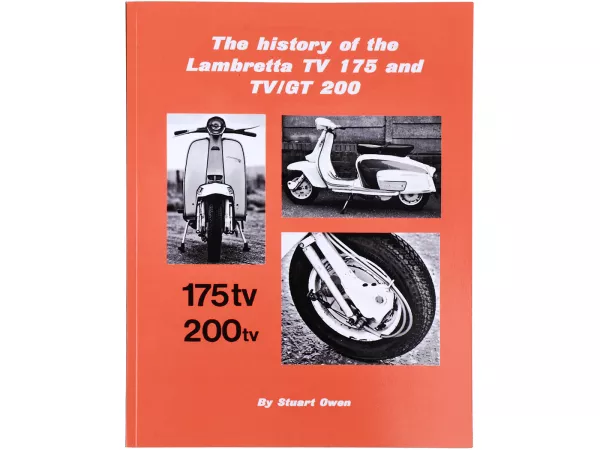 Libro -LA GUIDA ALLA STORIA DELLA LAMBRETTA TV 175 E TV/GT 200 La serie storica della Lambretta- A4, 40 pagine, inglese di Stuart Owen