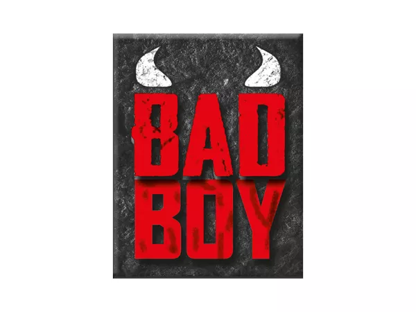 Adesivo - Gel 3D - V-EMBLEM - Bad Boy - rosso