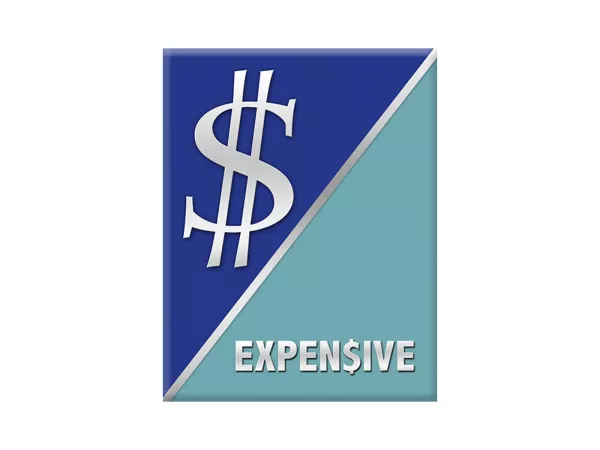 Adesivo - Gel 3D -V-EMBLEM- $ (Dollaro) / Costoso - blu