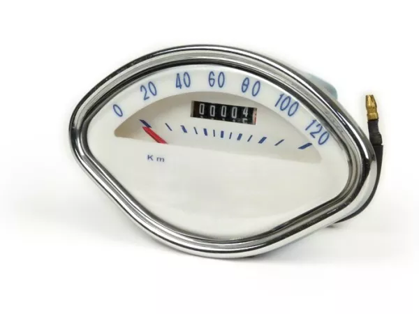 Speedo -OEM QUALITY shell-shape- GS150 / GS3 (VS5T), GS160 / GS4 (VSB1T), SS180 (VSC1T) - blue 120km/h