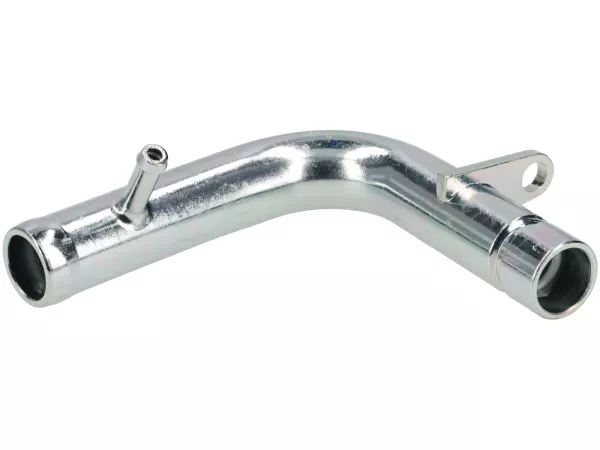 Braket sambungan selang radiator mesin/pompa air -BGM ASLI- Piaggio 125-180cc LC 2-tak Maxi - Gilera Runner FX/FXR 125-180, Italjet Dragster 125-180
