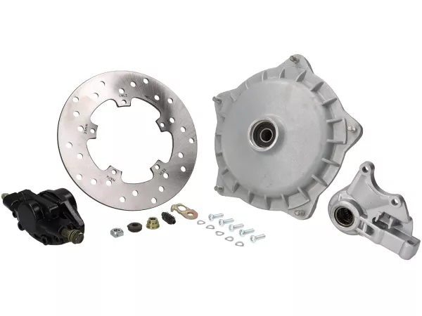 Disc brake set -LML Classic Ø=20mm- Vespa PX80, PX125, PX150, PX200 (alle EFL from 1984), COSA125, COSA200, T5 125cc, PK50 XL, PK125 XL, PK125 ETS - silver
