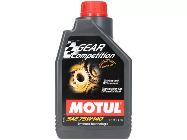 Gearbox oil -MOTUL GEAR COMPETITION- SAE 75W140 API GL-5 - 1000ml