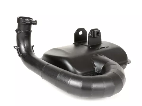 Exhaust -RR-Box Road Racing- Vespa PX80, PX125, PX150 - 166cc, 177cc - black