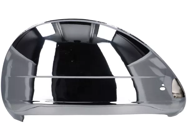 Penutup samping kiri -VESPA- Vespa PX80, PX125, PX150, PX200, T5 125cc (model dengan indikator) - penutup luar - berlapis krom