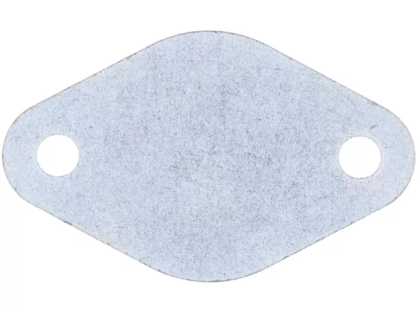 Pelat flensa untuk uji kehilangan tekanan -PUSAT SEPEDA MOTOR- Flensa knalpot Piaggio 125-180 ccm 2-tak - Gilera Runner FX/FXR 125-180, Italjet Dragster 125-180, Piaggio SKR125, SKR150, TPH125, Skipper125, Skipper150, Hexagon LX/LXT, Lambretta TS1
