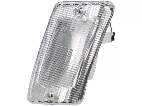 Blinkers -SIEM- Vespa PK50 XL, PK125 XL bak höger - vit / transparent
