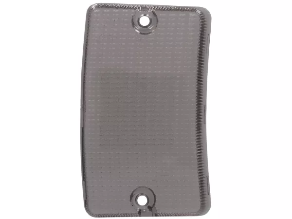 Blinker glass -SIEM- Vespa PK50 XL/XL2, PK125 XL/XL2 front left - black tinted