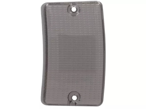 Blinker glass -SIEM- Vespa PK50 XL/XL2, PK125 XL/XL2 front right - black tinted