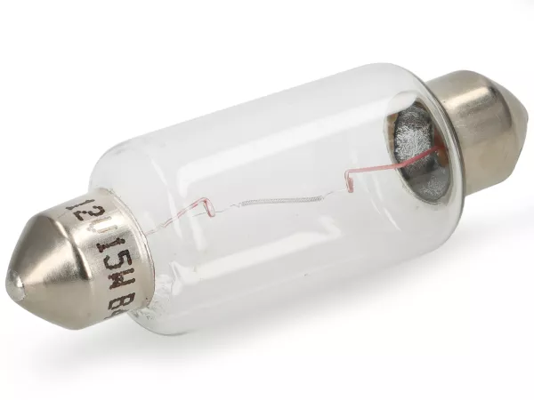 Festoon -HELLA SV8,5 15x41mm- 12V 15W - white
