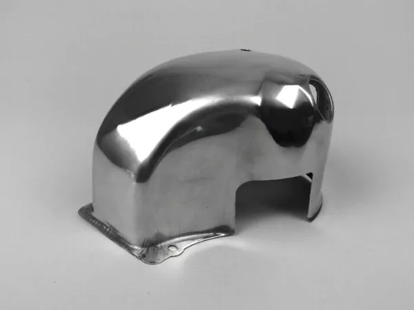 Tapa de cilindro -PREMIUM- Lambretta LI, LIS, SX, TV (series 2-3), DL, GP - acero inoxidable