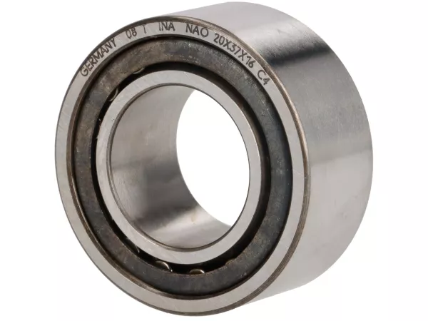 Rodamiento de agujas NAO 20-37-16 -INA- (20x37x16mm) - (usado para cigüeñal lado alternador Lambretta Lui 50-75, J50, J100, J125 - usado hasta 03.1969