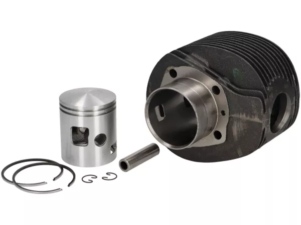 Cylindre -QUALITÉ OEM 200 cc 12ch- Vespa Rally 200 (VSE1T), P200E (VSX1T), PX200, PX200E, PX200E Elestart, PX200E GS, Cosa 200 (VDR1T, VSR1T), Motovespa 200DS, 200DN, TX200, 200 Iris, CLX200 Cosa