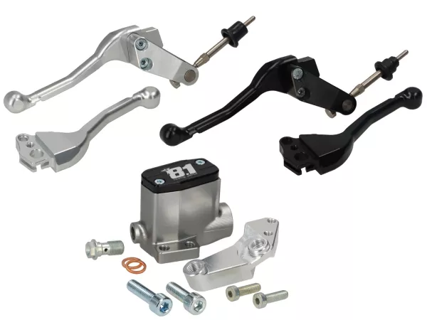 Brake master cylinder (front) -8.1 OTTOPUNTOUNO- piston Ø=11mm, CNC - Vespa​ V50 Special, V50 Elestart- rhs