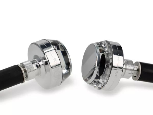 Turn signal -MOTOGADGET handlebar turn signal- m.blaze disc - polished aluminum -