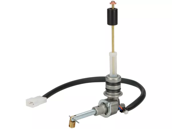 Grifo de gasolina -BGM PRO FAST FLOW V2.0 90°, elect. Indicador de reserva - Lambretta LI, LIS, SX, TV (series 2-3), DL, GP, para depósito Lifetime XXL - sin palanca