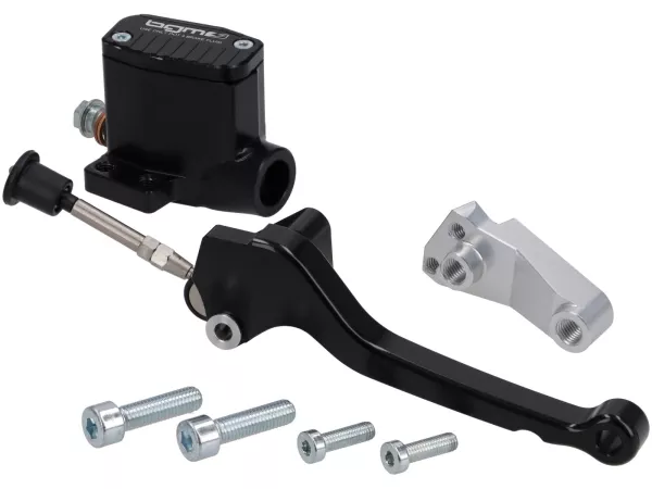 Bomba de freno delantero -BGM PRO SPORT- pistón Ø=11mm, CNC - Vespa PV, ET3, GT, GTR, Super, TS, Sprint, SS180, Rally- derecha, negro