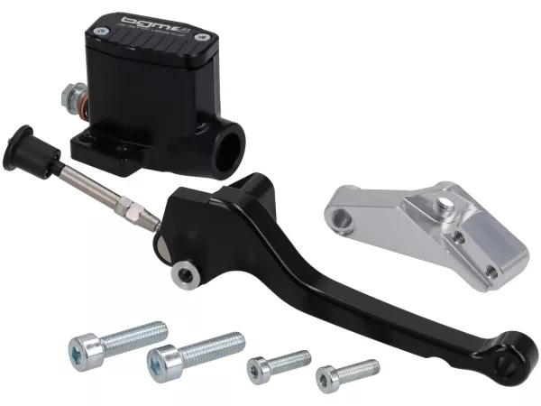Bomba de freno delantero -BGM PRO SPORT- pistón Ø=11mm, CNC - Vespa V50 Special, V50 Elestart- derecha, negro