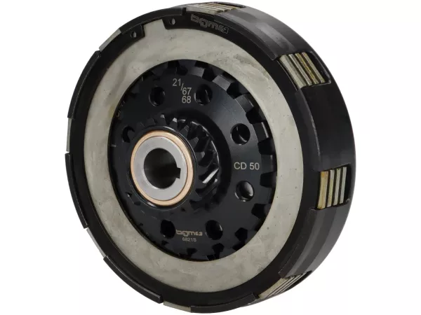Clutch 21Z (67/68) -BGM PRO Superstrong 2.0 Touring CR Ultralube - lining type Cosa2 (alloy 14mm/sintered)- 21 teeth for primary wheel 67/68Z - Vespa PX80, PX125, PX150, T5 125cc, Cosa, Sprint150, Rally180, GT125/GTR125, TS125, GL150, Super125 (VNC1 from