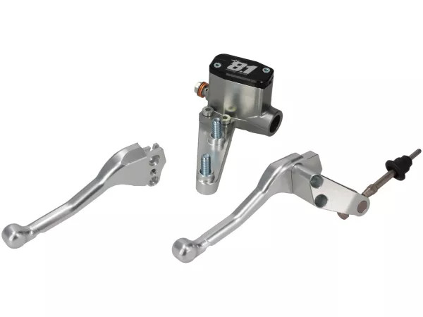 Bremspumpe vorne -8.1 OTTOPUNTOUNO- Kolben Ø=11mm, CNC - Vespa​ PX- rechts, Silbern
