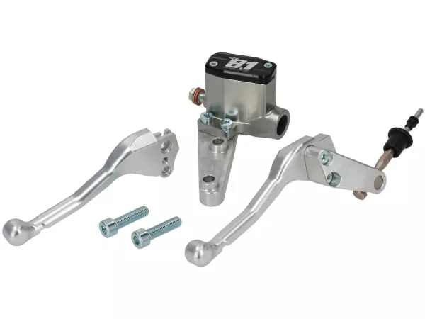 Bremspumpe vorne -8.1 OTTOPUNTOUNO- Kolben Ø=11mm, CNC - Vespa​ PK S, PK XL1- rechts, Silbern