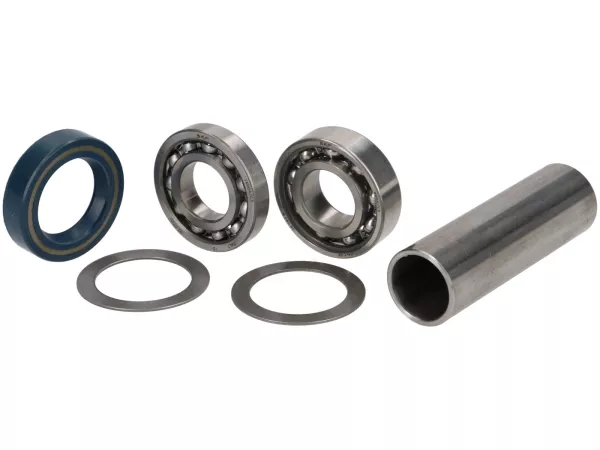 Ball bearing set for wheel shaft/drive shaft -CC CORSA, Wideframe, Faro Basso- Vespa 1953-1955, VM1T, VM2T, VN1T, VL1T