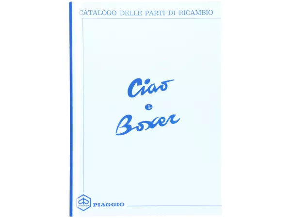 Spare parts calalogue -PIAGGIO- Piaggio Ciao and Boxer  - italian