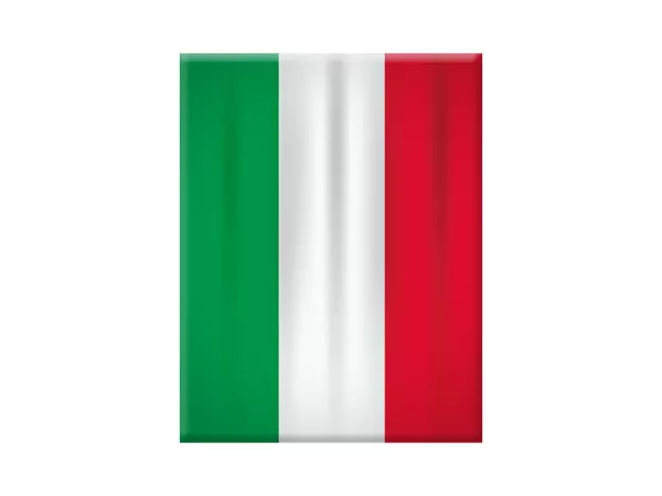 Adesivo - Gel 3D -V-EMBLEM- Bandiera Italia - verde