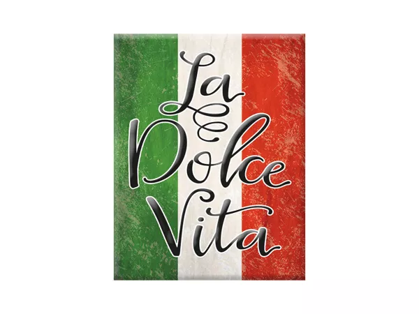 Adesivo - Gel 3D - V-EMBLEM- La Dolce Vita - grigio