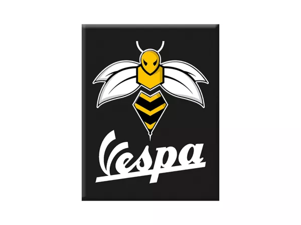 Adesivo - Gel 3D -V-EMBLEM- Vespa Vespa - grigio