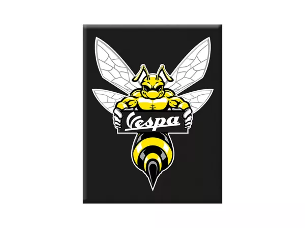 Adesivo - Gel 3D - V-EMBLEM- Evil Wasp Italy - grigio