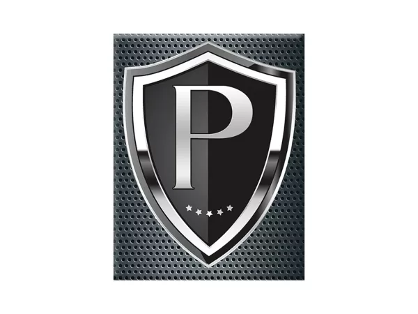 Adesivo - 3D Gel -V-EMBLEM- segno con Piaggio - nero