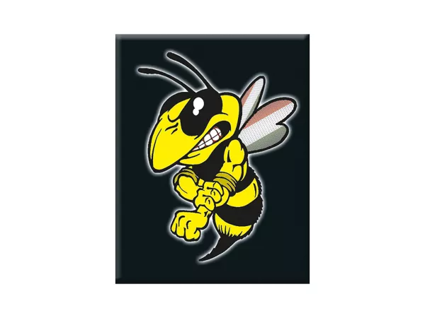 Adesivo - Gel 3D - V-EMBLEM- Evil Wasp - nero