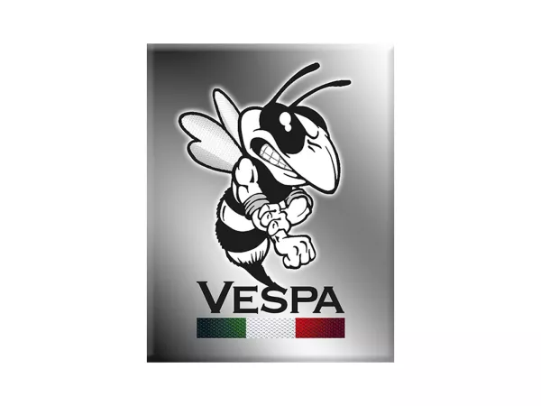 Adesivo - Gel 3D - V-EMBLEM- Evil Wasp - grigio